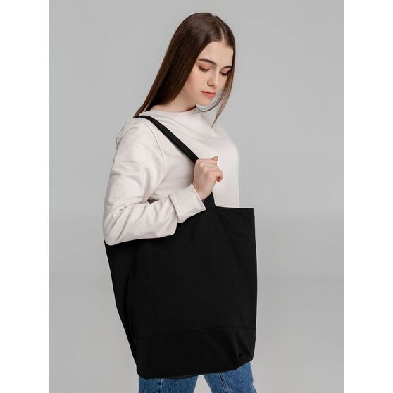 Сумка для покупок на молнии Shopaholic Zip, черная-6