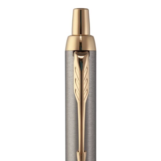 Ручка шариковая Parker IM Core K321 Brushed Metal GT M-5