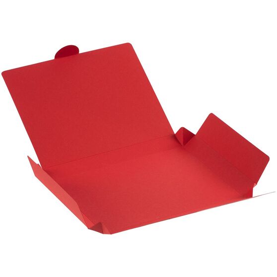 Коробка самосборная Flacky Slim, красная-2