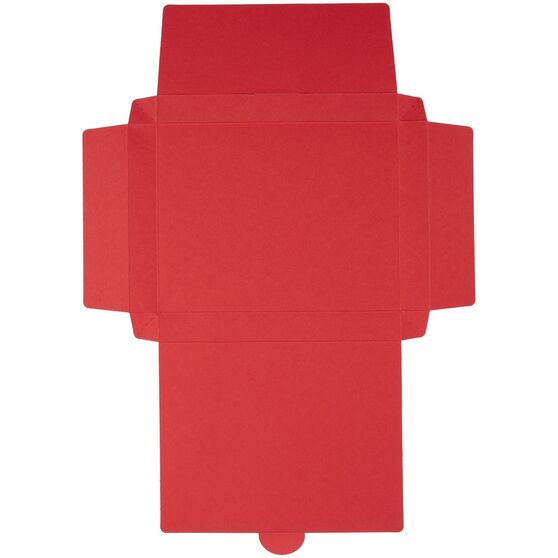 Коробка самосборная Flacky Slim, красная-3