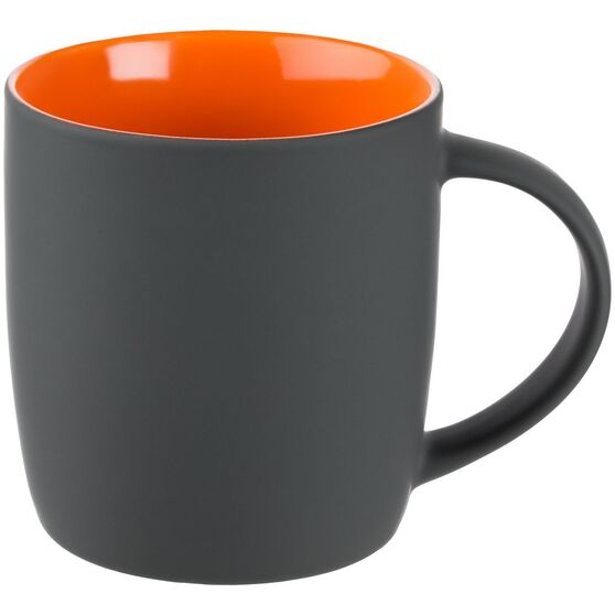 Кружка Surprise Touch с покрытием софт-тач, оранжевая-1