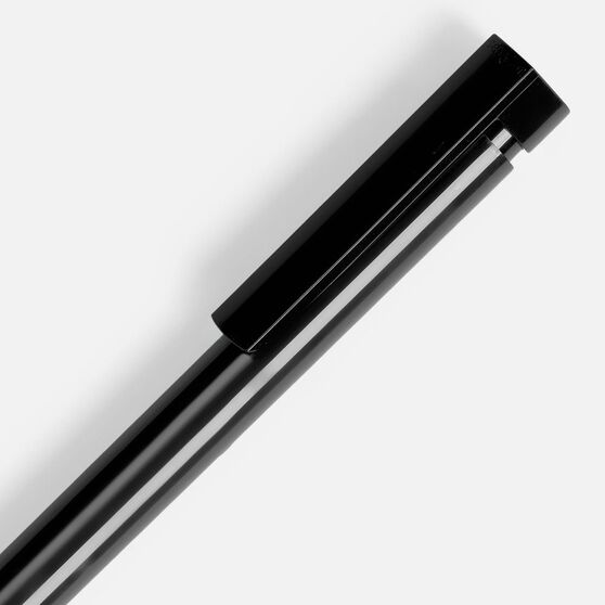 Ручка шариковая Liberty Polished, черная-4