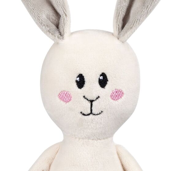 Мягкая игрушка Beastie Toys, заяц с белым шарфом-5