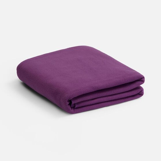 Флисовый плед Warm&Peace XL, фиолетовый-1