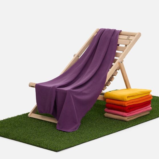 Флисовый плед Warm&Peace XL, фиолетовый-6