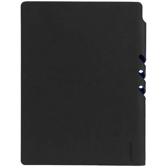 Ежедневник Flexpen Black, недатированный, черный с синим-5