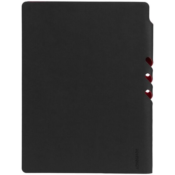 Ежедневник Flexpen Black, недатированный, черный с красным-5