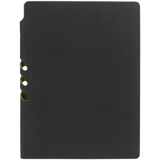 Ежедневник Flexpen Black, недатированный, черный с зеленым-4