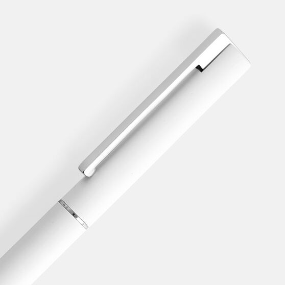 Ручка шариковая Blade Soft Touch, белая-3