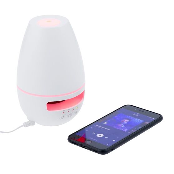 Увлажнитель с колонкой и подсветкой tuneMist, белый-6