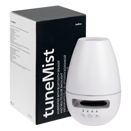 Увлажнитель с колонкой и подсветкой tuneMist, белый-10