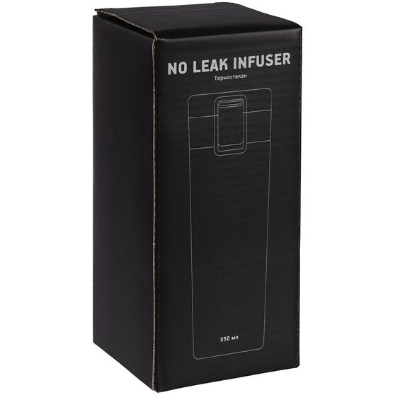 Термостакан с ситечком No Leak Infuser, черный-12