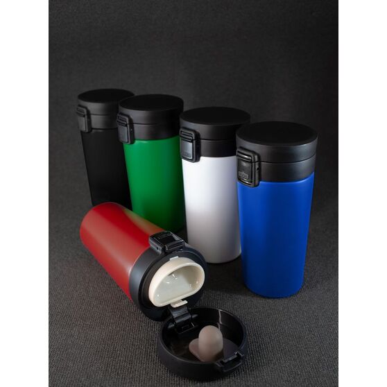 Термостакан с ситечком No Leak Infuser, синий-9