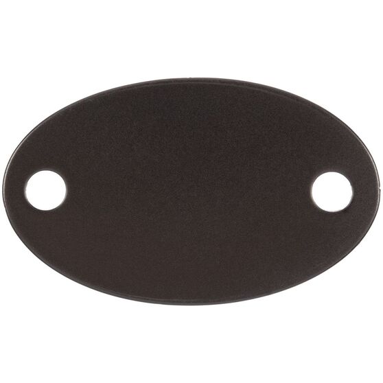 Шильдик металлический Alfa Oval, серый металлик-1
