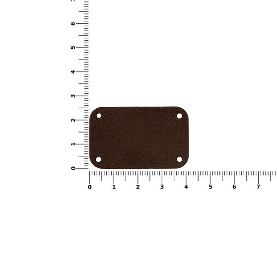 Лейбл Eta Nubuck, S, темно-коричневый-2