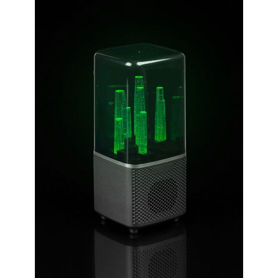 Беспроводная колонка с подсветкой citySound, черная-9