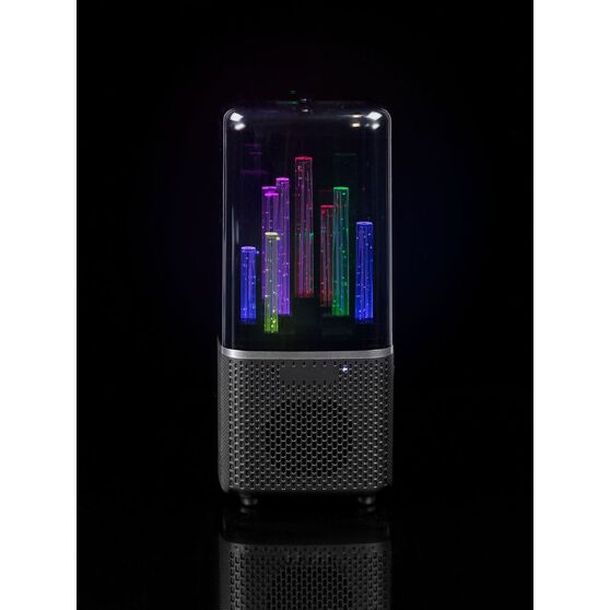 Беспроводная колонка с подсветкой citySound, черная-11