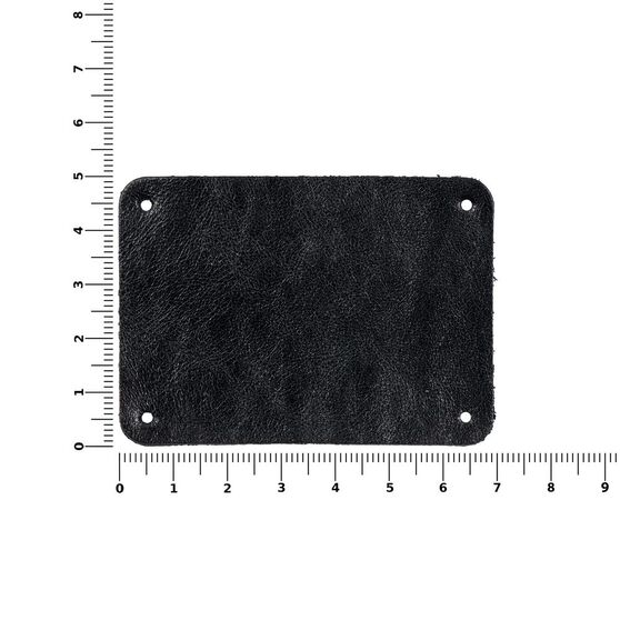 Лейбл кожаный Beta, XL, черный-3