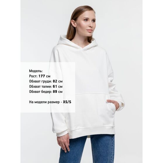 Худи оверсайз Kulonga Comfort Heavy, молочно-белое-4