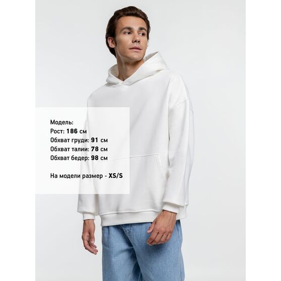 Худи оверсайз Kulonga Comfort Heavy, молочно-белое-7