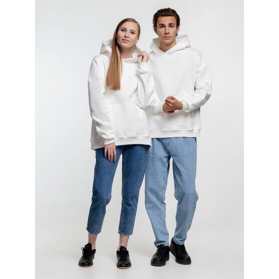 Худи оверсайз Kulonga Comfort Heavy, молочно-белое-10