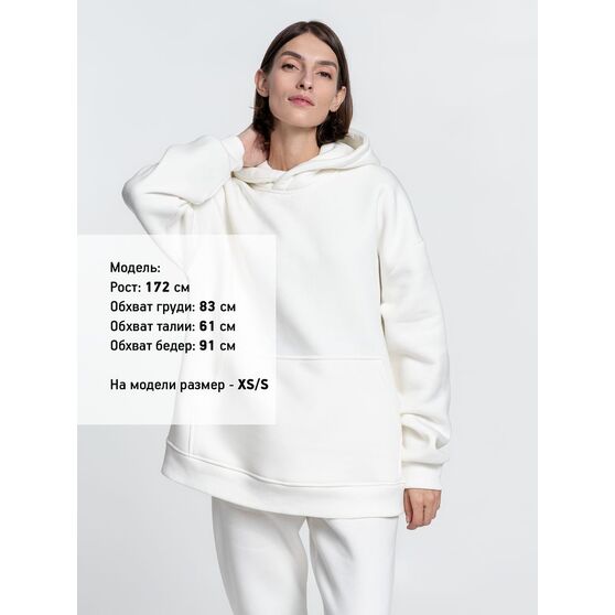 Худи Kulonga Oversize, молочно-белое-5