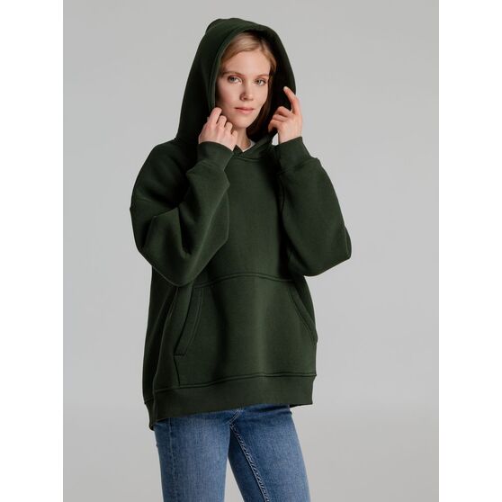 Худи Kulonga Oversize, темно-зеленый (хаки)-6