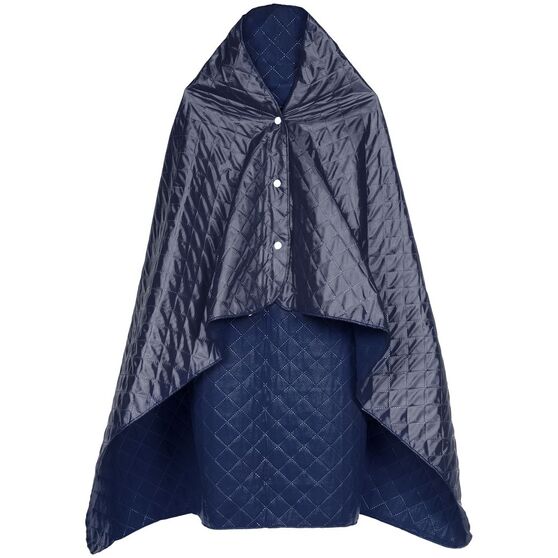 Плед-пончо для пикника SnapCoat, синий-1