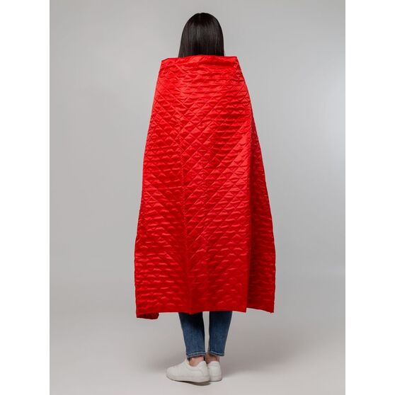 Плед-пончо для пикника SnapCoat, красный-9