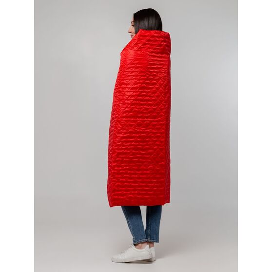Плед-пончо для пикника SnapCoat, красный-10