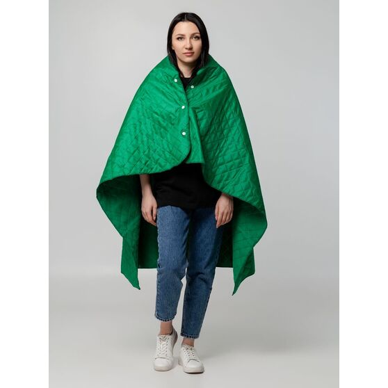Плед-пончо для пикника SnapCoat, зеленый-6