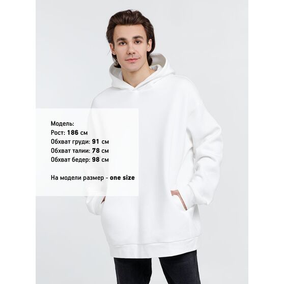 Худи Kulonga One Size, молочно-белое-6