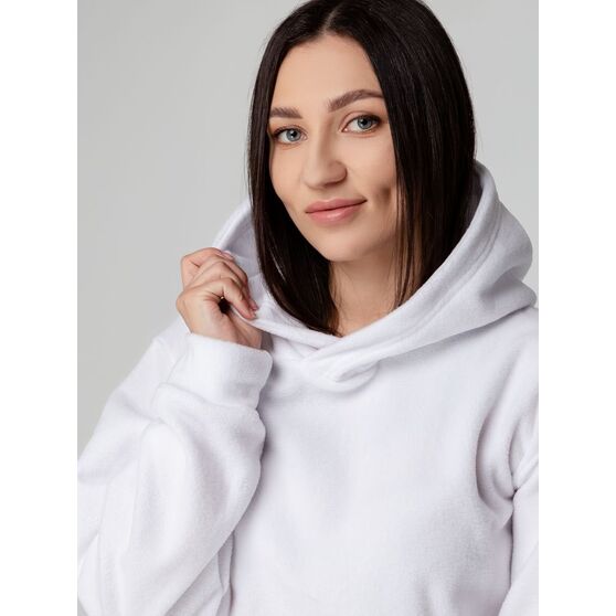 Худи флисовое унисекс Manakin, белое-8