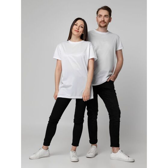 Футболка унисекс для сублимации Paint Tee, белая-12