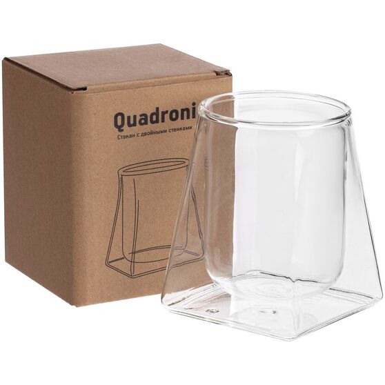 Стакан с двойными стенками Quadroni-3
