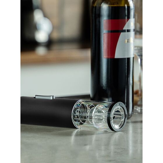 Электрический штопор с ножом для фольги Wine Diesel, черный-9