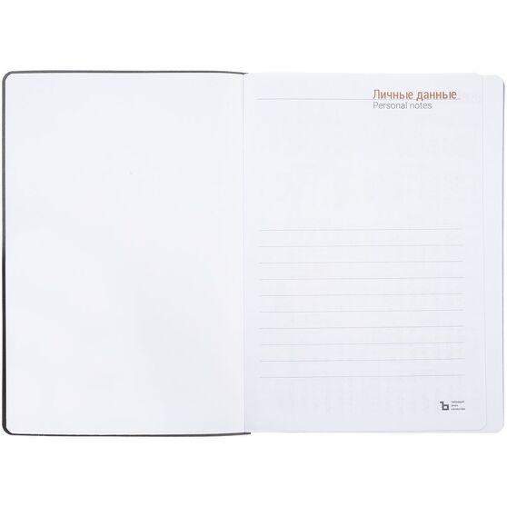 Ежедневник Flexpen Color, датированный, серый-9