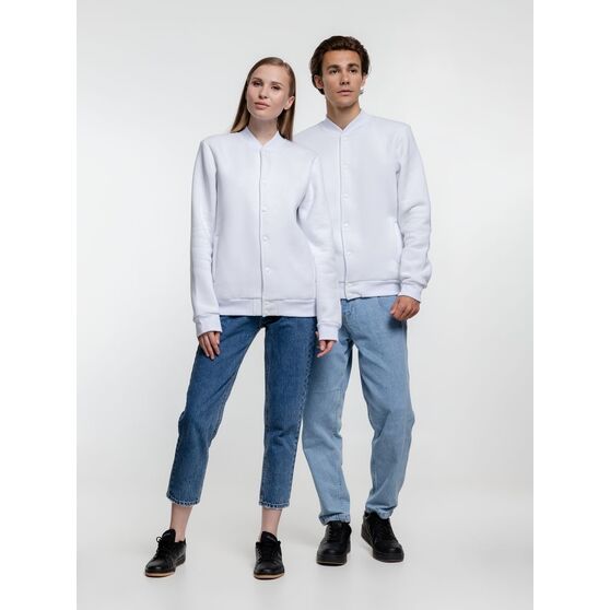 Бомбер Graduate, белый-15