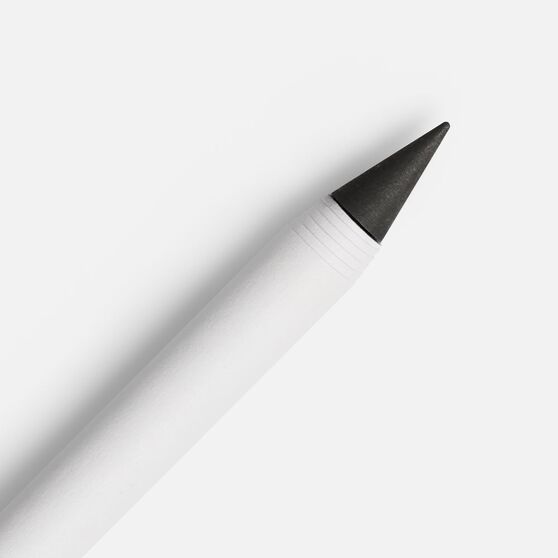 Вечный карандаш Carton Inkless, белый-2