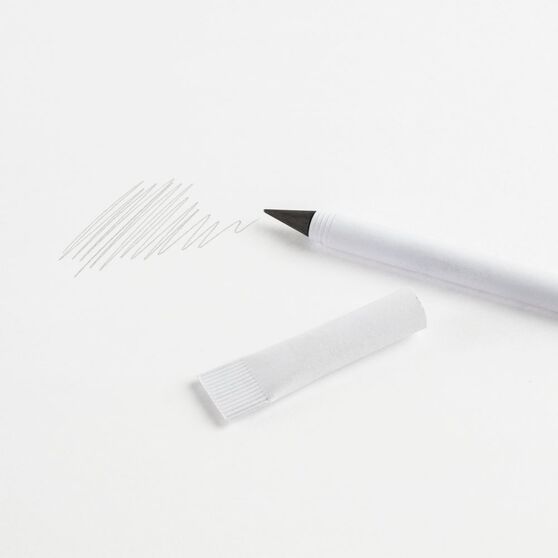 Вечный карандаш Carton Inkless, белый-6