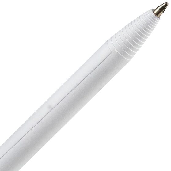 Ручка шариковая Carton Plus, белая-6