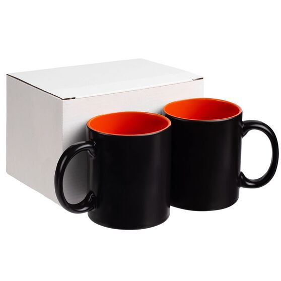 Коробка Couple Cup под 2 кружки, большая, белая-3