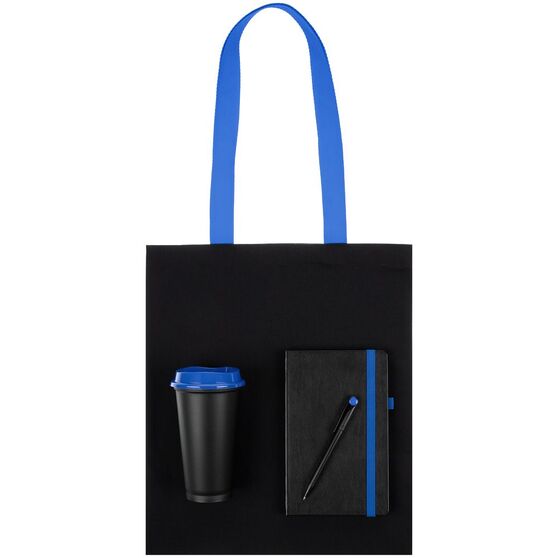 Набор Velours Bag, черный с синим-2