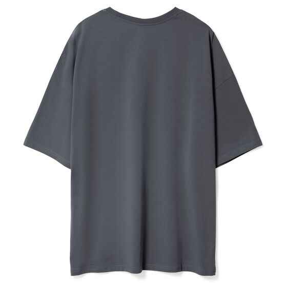 Футболка унисекс оверсайз Crosstown, темно-серая-3