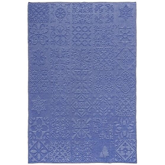 Плед Ornamental, синий-2