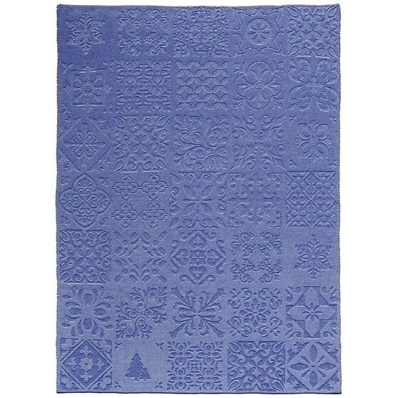 Плед Ornamental, синий-3