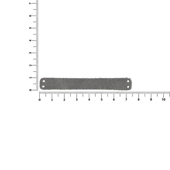 Лейбл кожаный Beta, XS, серый-3