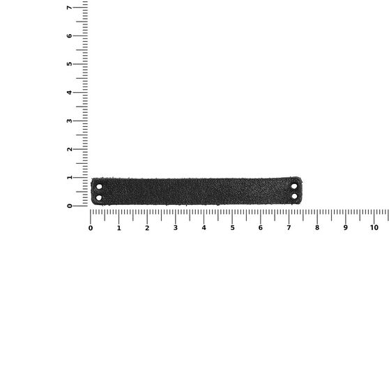 Лейбл кожаный Beta, XS, черный-3
