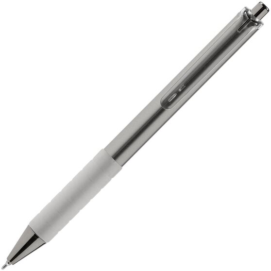 Ручка шариковая Easy Grip, серебристая-3