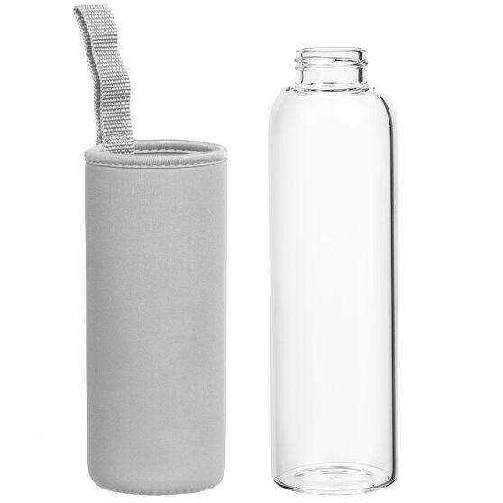 Бутылка для воды Sleeve Ace, серая-3